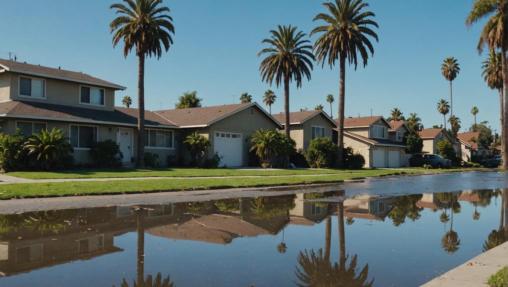Professional mold remediation services showing water damage restoration work in progress